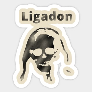 Madeline Usher promoting Ligadon - Headache Sticker